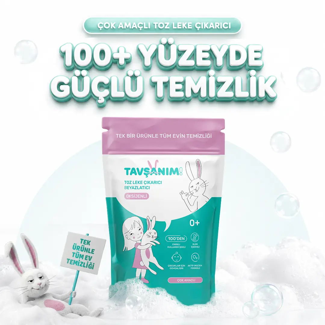 Çamaşır Ve Yüzey için Çok Amaçlı Oksijenli Toz Leke Çıkarıcı ve Beyazlatıcı