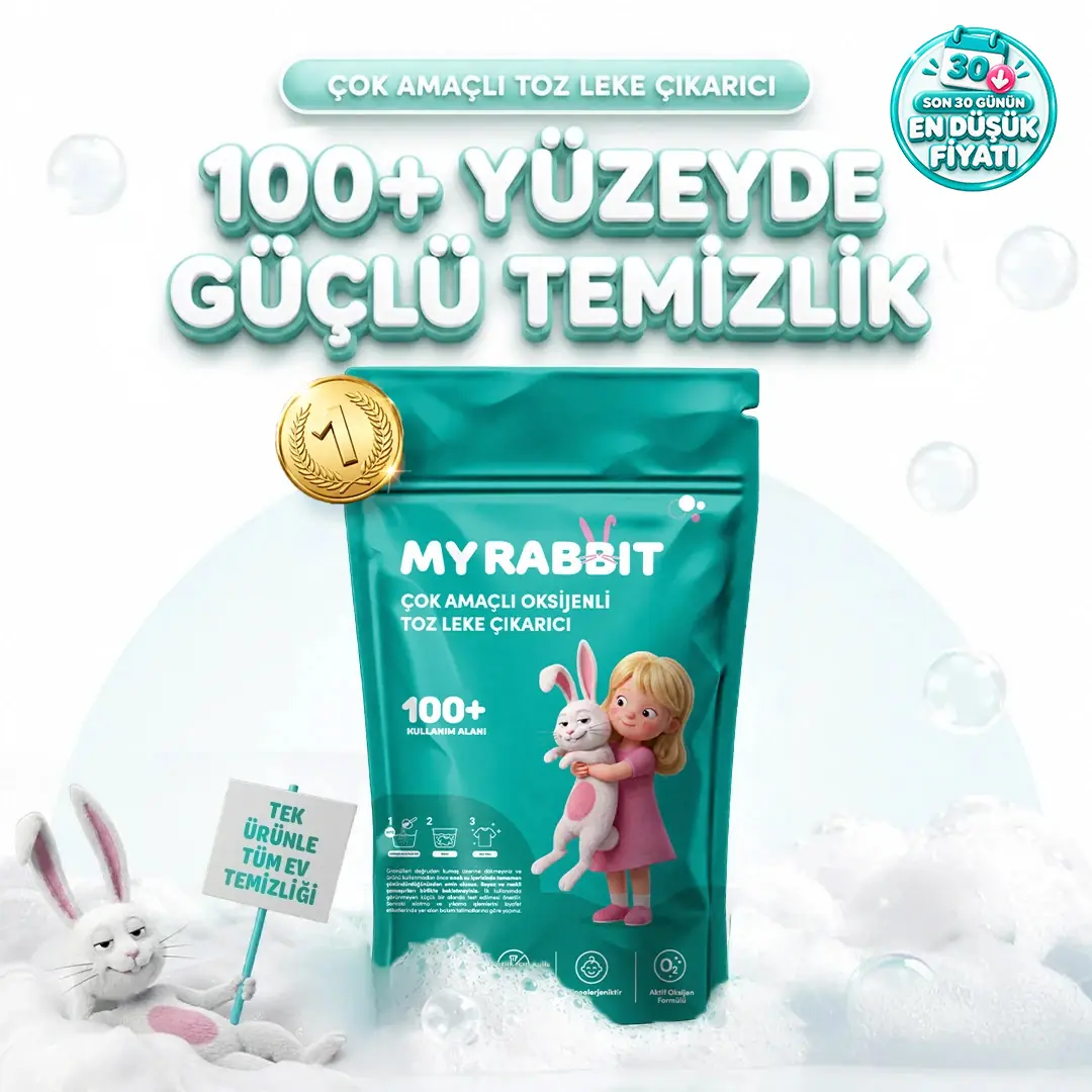 Çamaşır Ve Yüzey Için Çok Amaçlı Oksijenli Toz Leke Çıkarıcı ve beyazlatıcı 800 gr