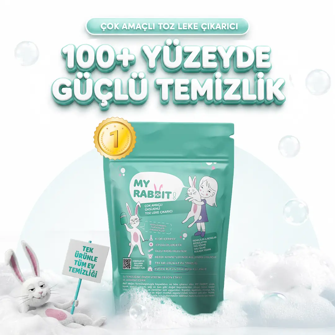 Çamaşır Ve Yüzey Için Çok Amaçlı Oksijenli Toz Leke Çıkarıcı ve beyazlatıcı 800 gr