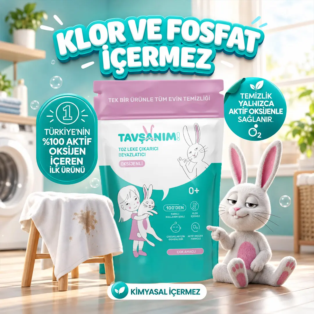 Çok Amaçlı Oksijenli Toz Leke Çıkarıcı Ve Beyazlatıcı 5x800g