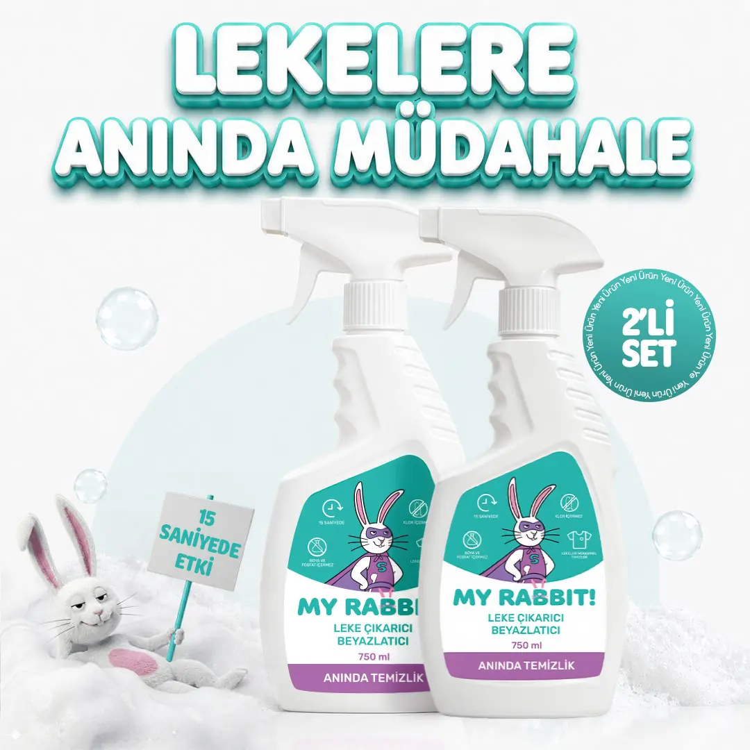 Ultra Güçlü Çok Amaçlı Leke Çıkarıcı Sprey 750 ml x 2