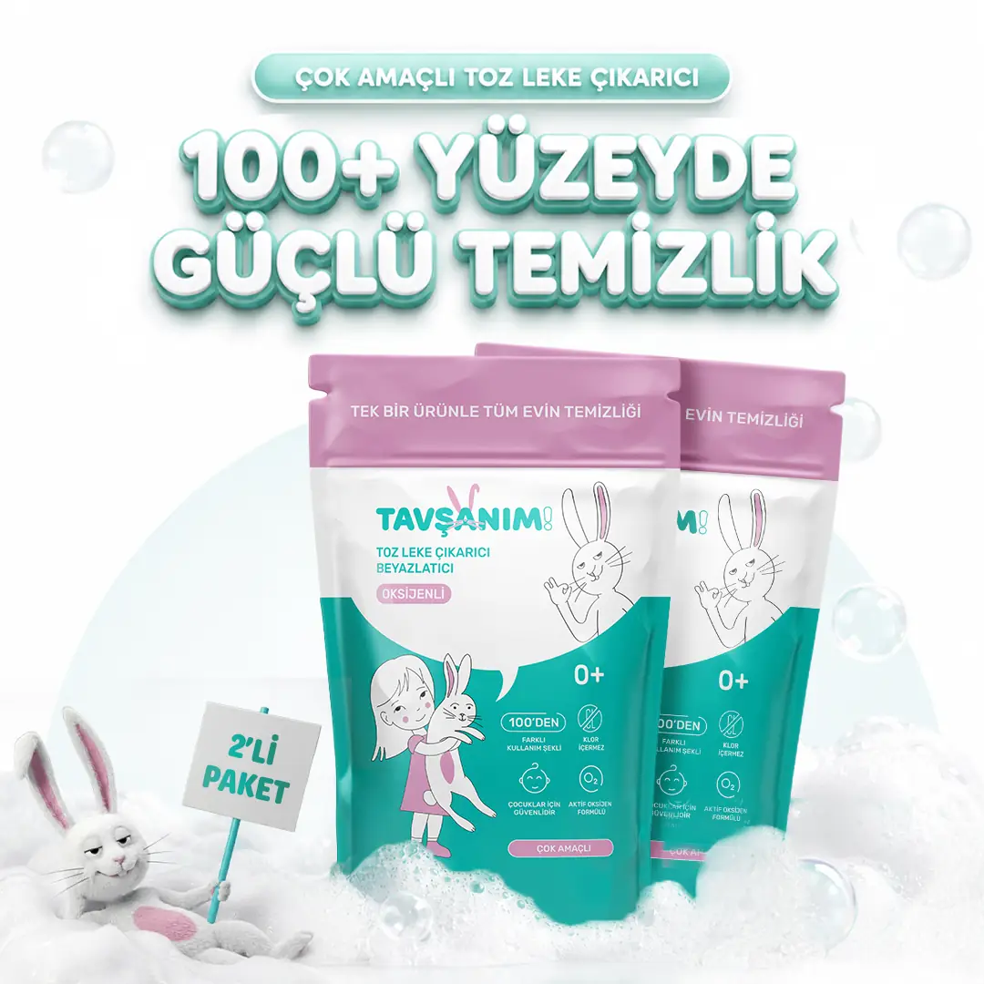Çok Amaçlı Oksijenli Toz Leke Çıkarıcı Ve Beyazlatıcı 2x800g